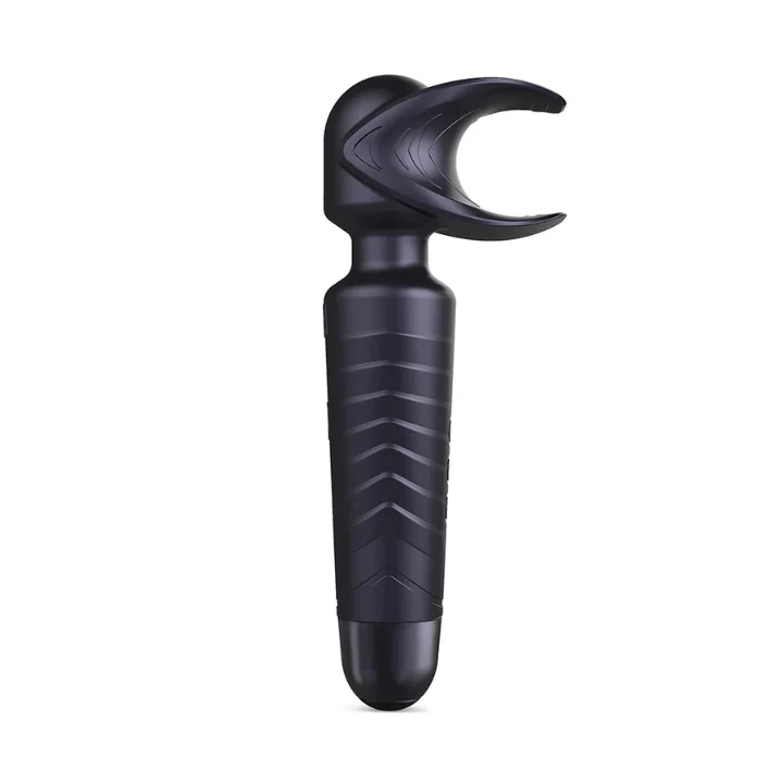 MAN WAND Evo 2-in-1 Wand & Frenulum Stimulator - Crescendo Black Plum