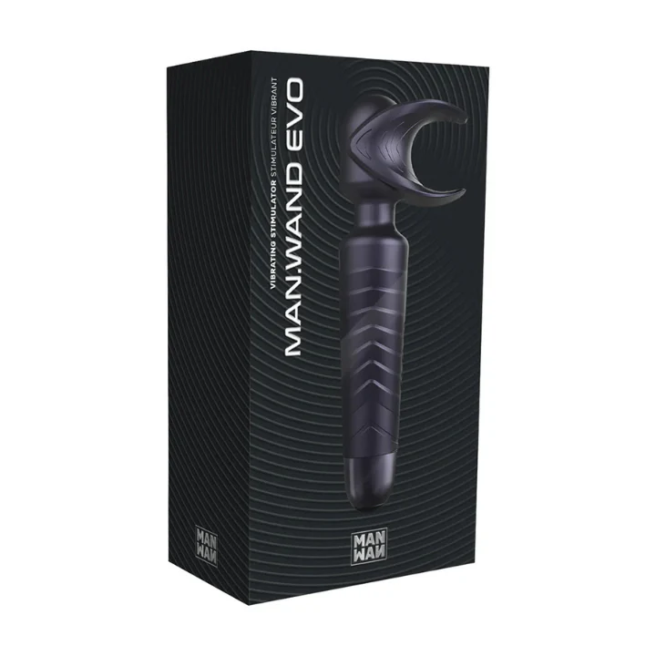 MAN WAND Evo 2-in-1 Wand & Frenulum Stimulator - Crescendo Black Plum - Image 4