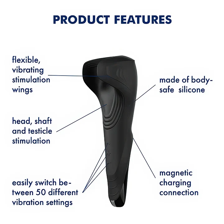Satisfyer Men Wand With Flexible Wings - Image 3
