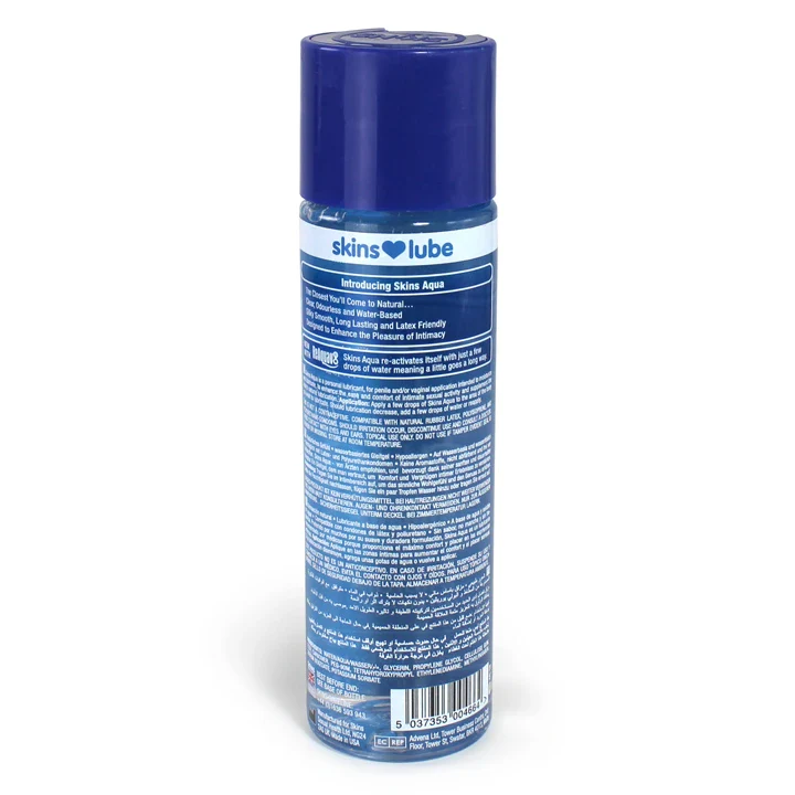 Skins Aqua Water Based Lubricant 4.4 fl oz (130ml) - Image 6