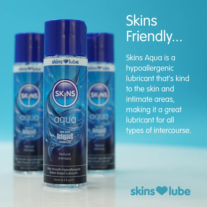 Skins Aqua Water Based Lubricant 4.4 fl oz (130ml) - Image 7