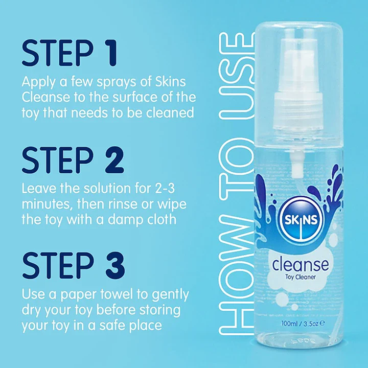 Skins Cleanse Toy Cleaner 100ml - Image 3